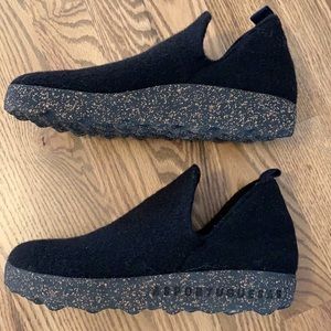 NEW Asportuguesas Black City Slipper Slip On Shoe Size 37
